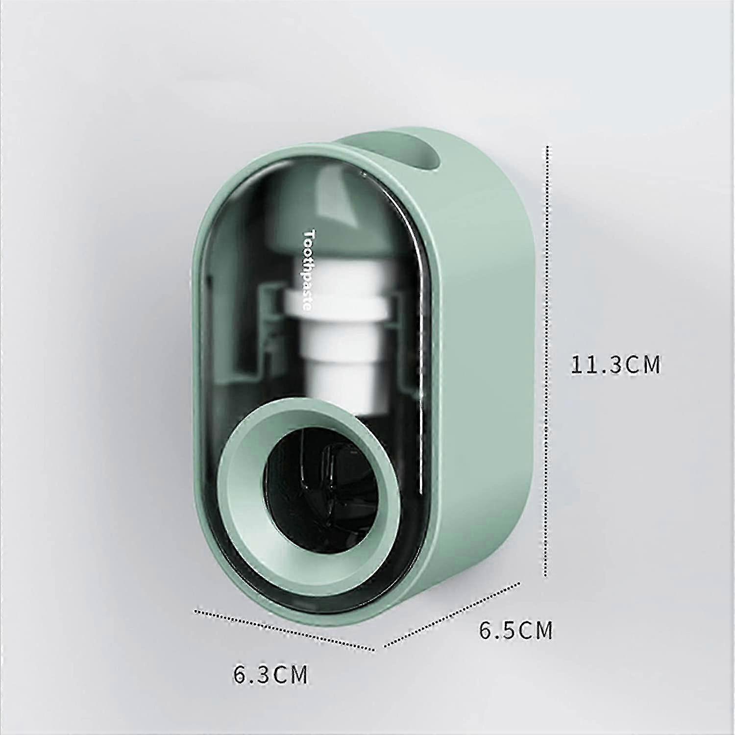 ZENGO 2 Pieces Automatic Toothpaste Dispenser, Automatic Wall-Mounted Hands-Free Toothpaste Dispenser Toothpaste Holder Adaptive Thread