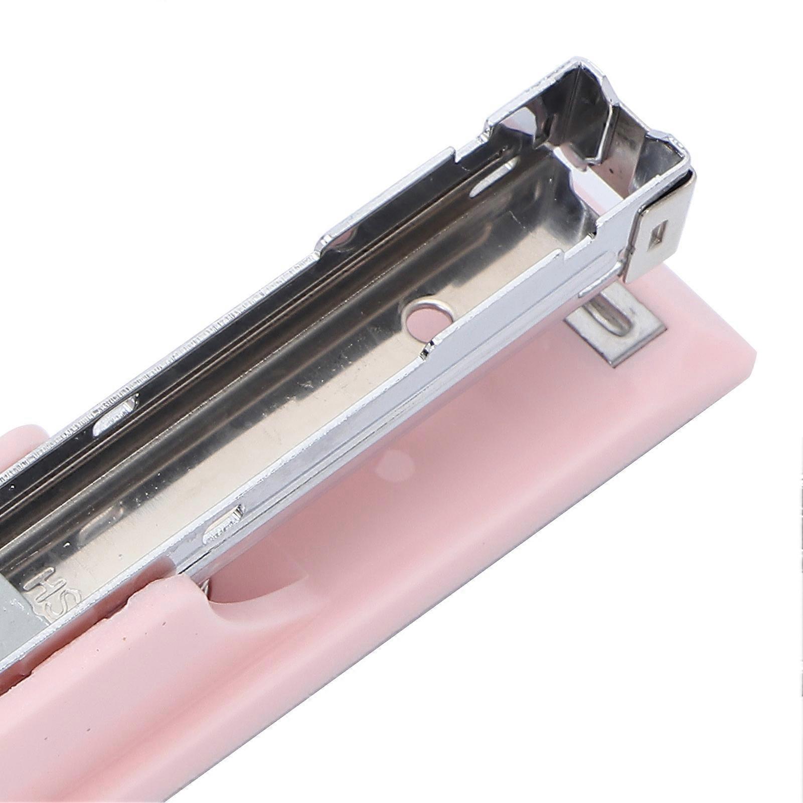 Small Stapler Paper 1.7In Depth 100 Nails Desktop Stapler 20 Sheets Capacity for Office Study Use