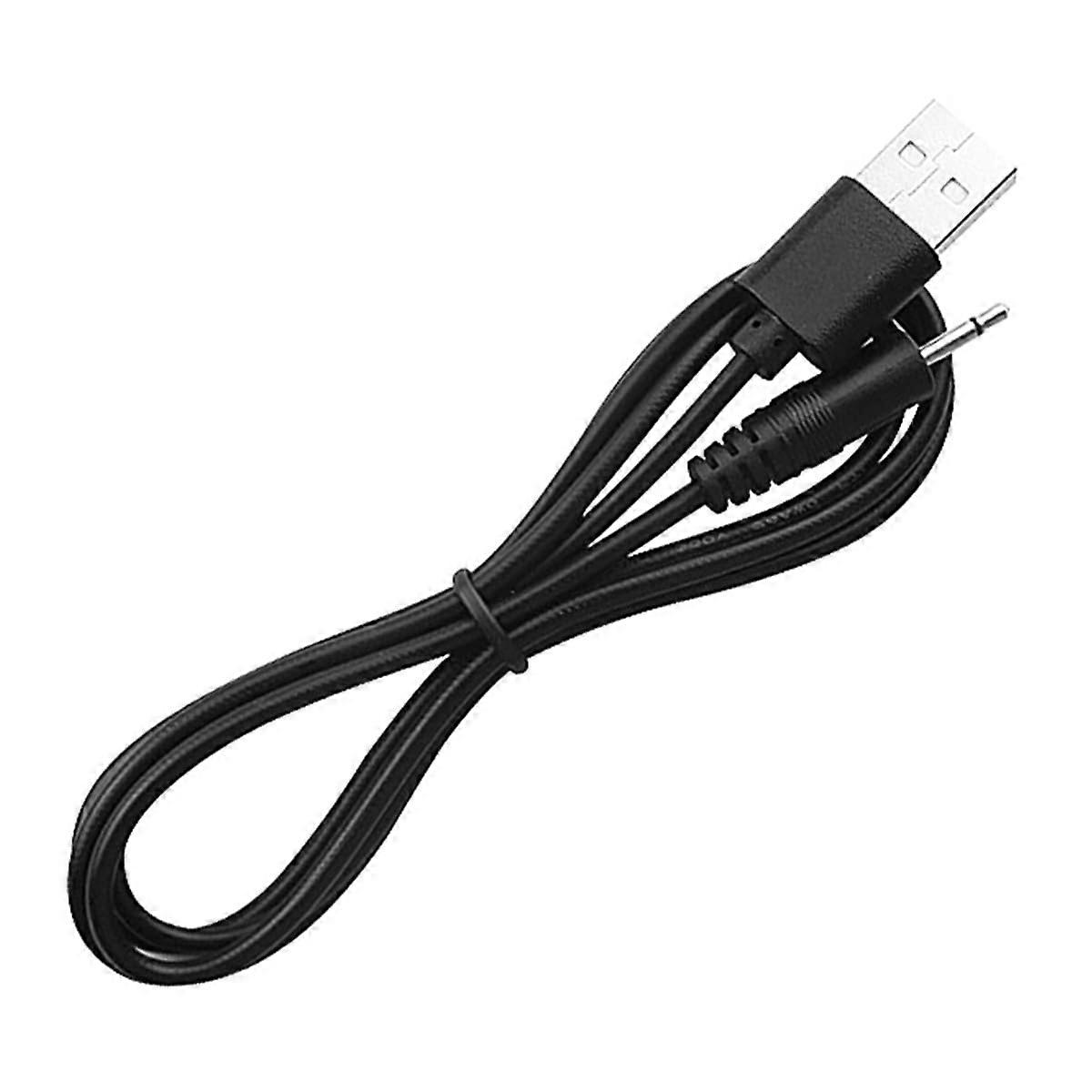 Massage Stick Quick Charge Cable Replacement 5V USB To DC 2.5mm Charging Cable For Wireless Massagers Black