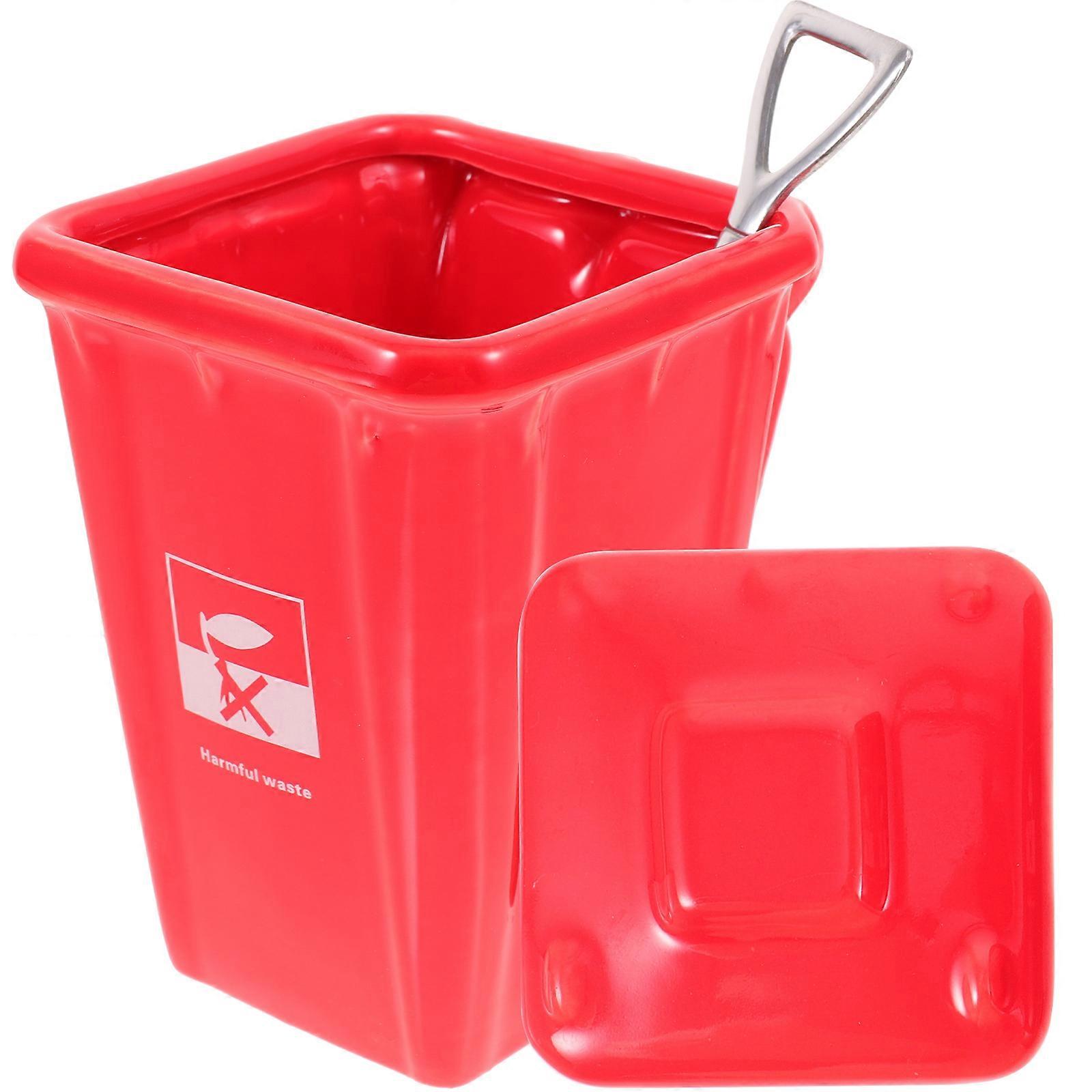 Ceramica con coperchio tazza per la conservazione 1 set di comode forniture per ufficio per tazze da caffè