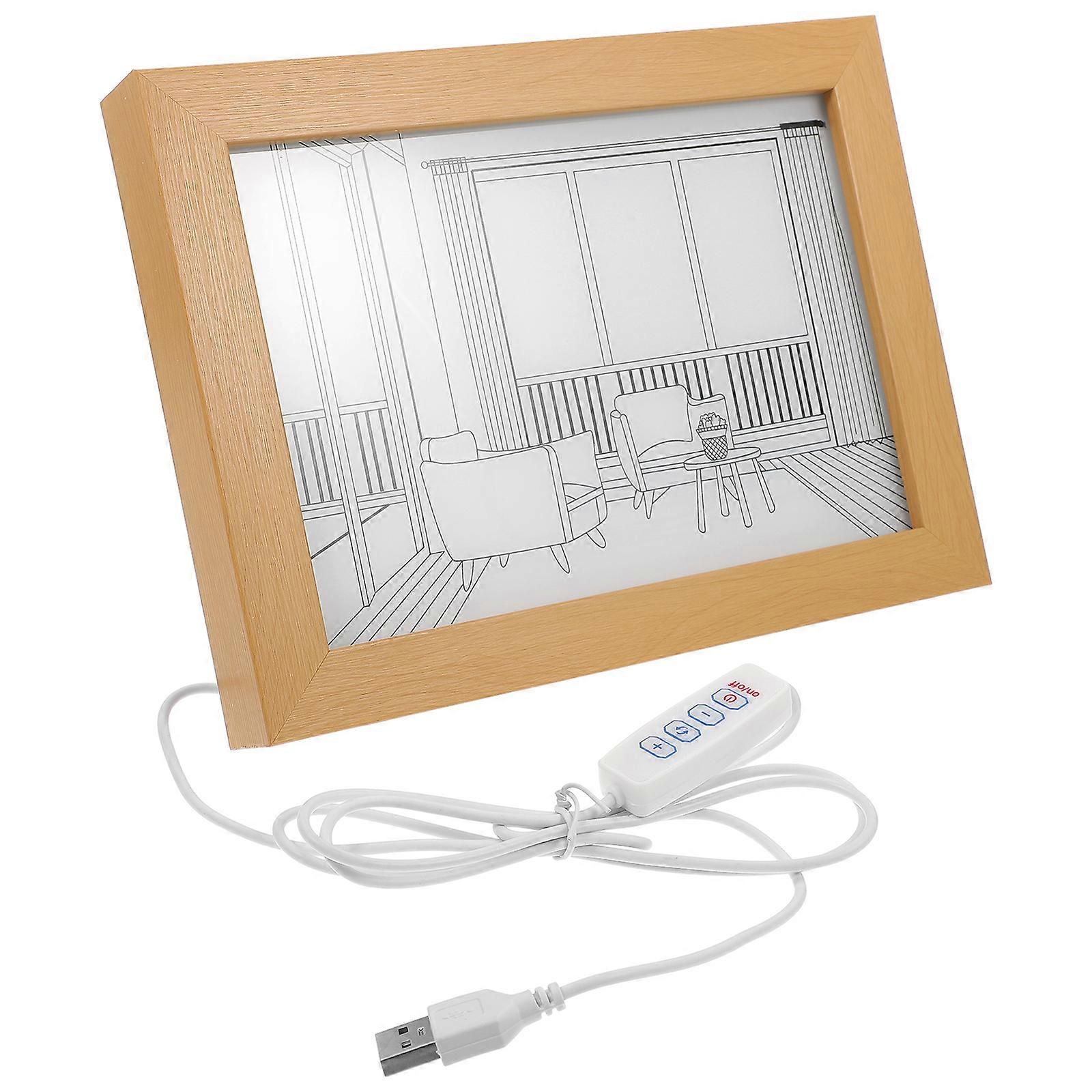 Light Up Picture Frame with Material for Home Use Multi Color