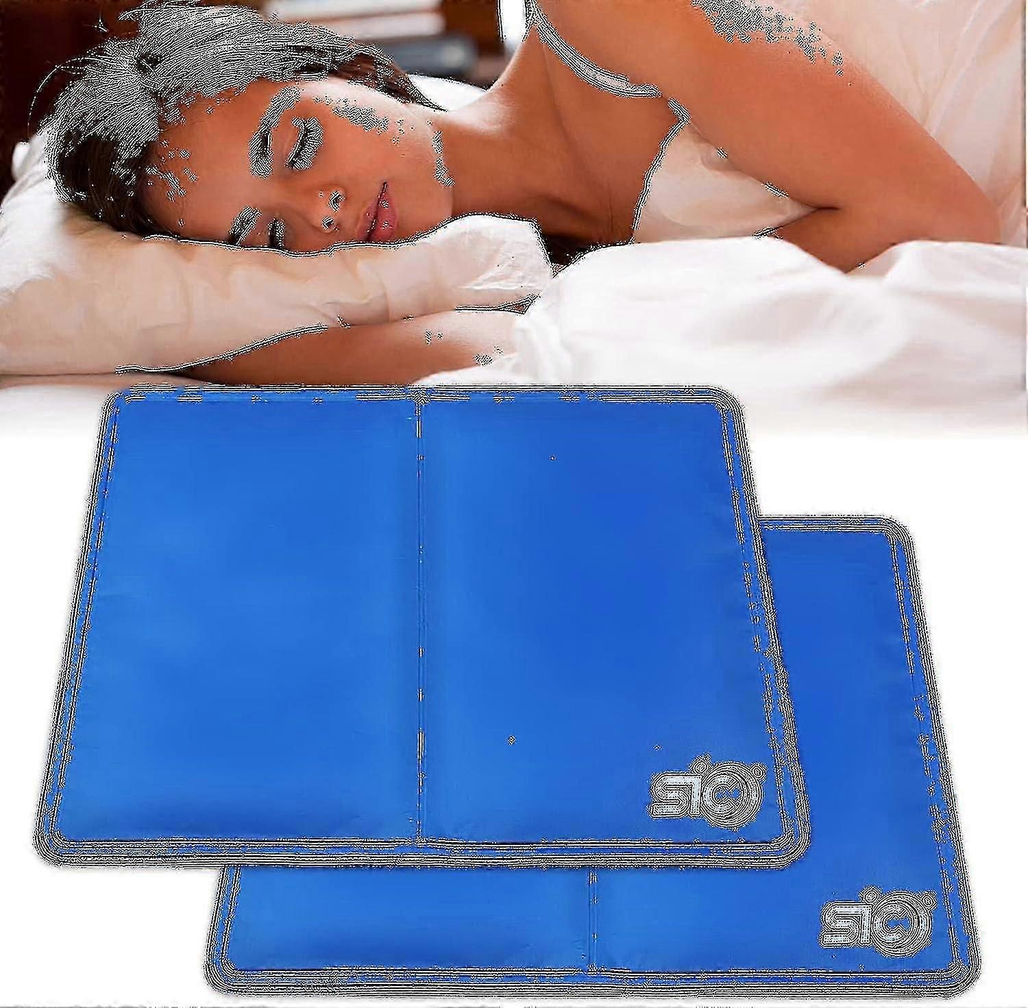 2 kpl geelijäähdytysmatto | Viilentävä geelityynytyyny imee ja haihduttaa lämpöä | Jäähdytystyynyt yöhikoiluun Jäähdytystyyny lisää unta Qu Sz