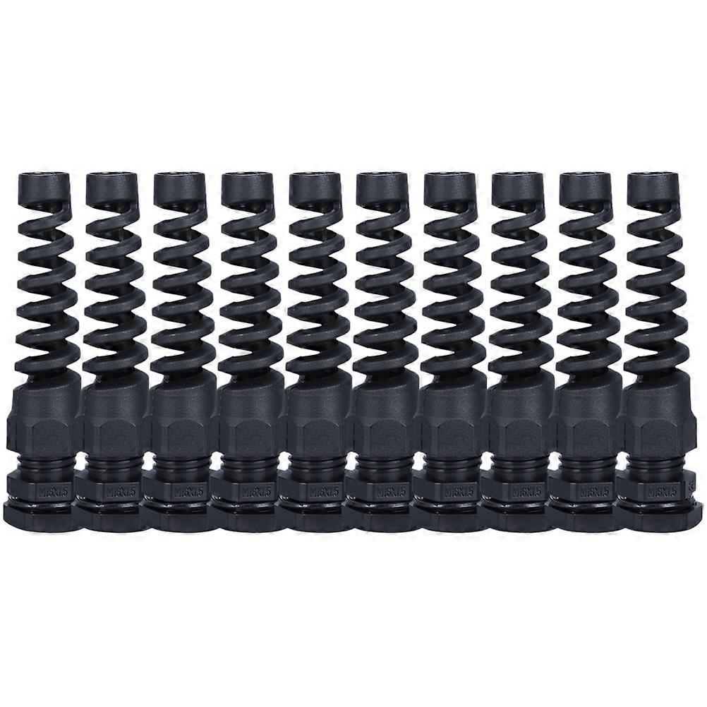Nylon Cable Gland Joint Waterproof Dustproof For Lighting Installations 10Pcs