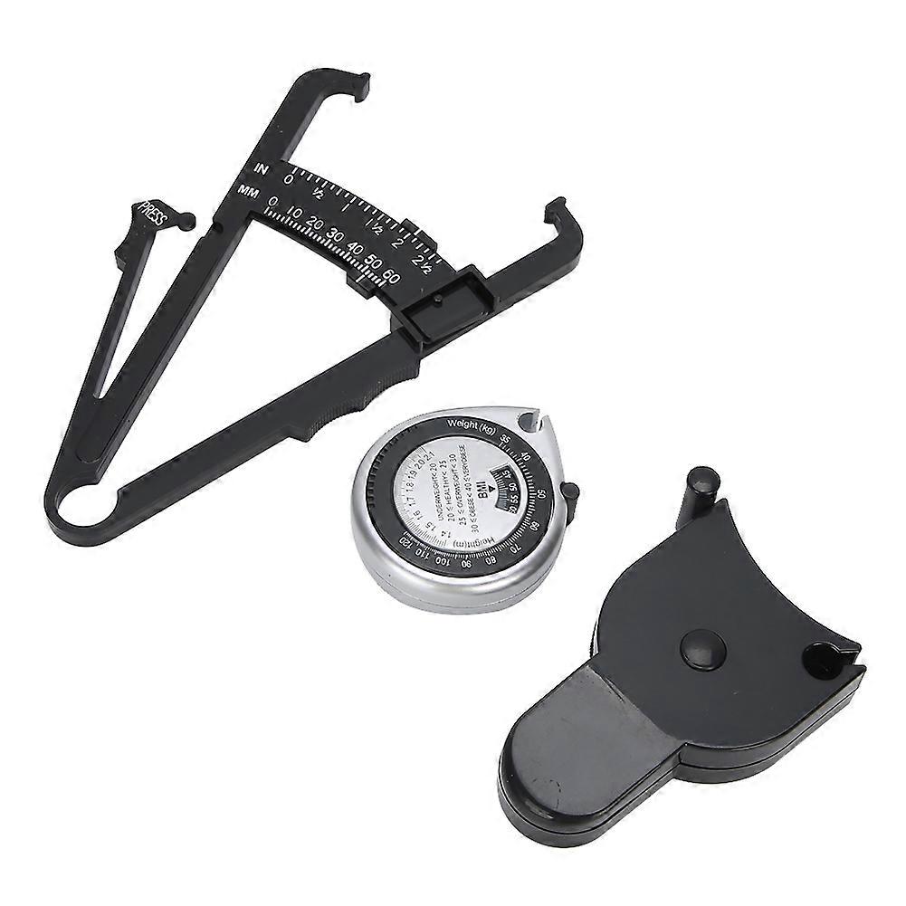 Body Fat Tester Retractable Waist Measuring Tape BMI Measuring Tool Weight Loss Caliper