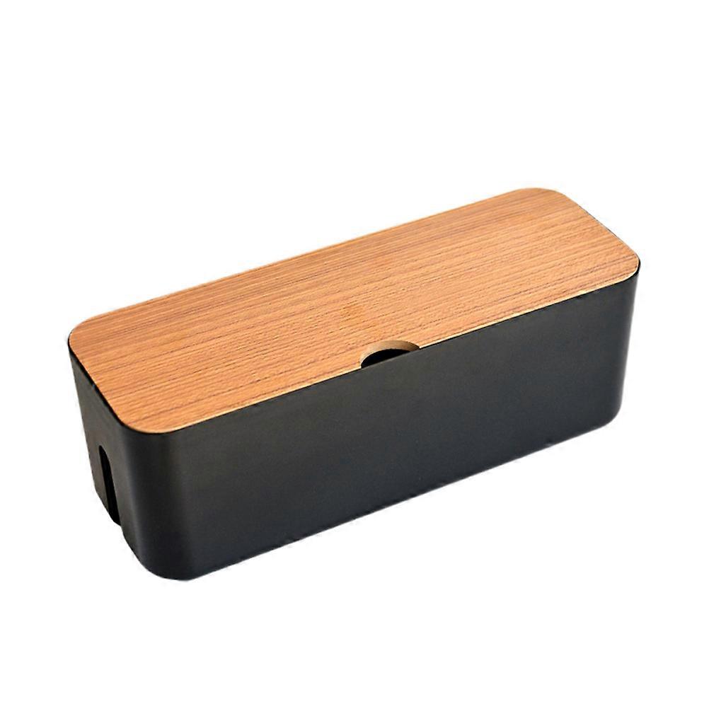 Charge Cord Organizer Storage Case Office Supplies Rectangular Practical Design ABS 1Pcs