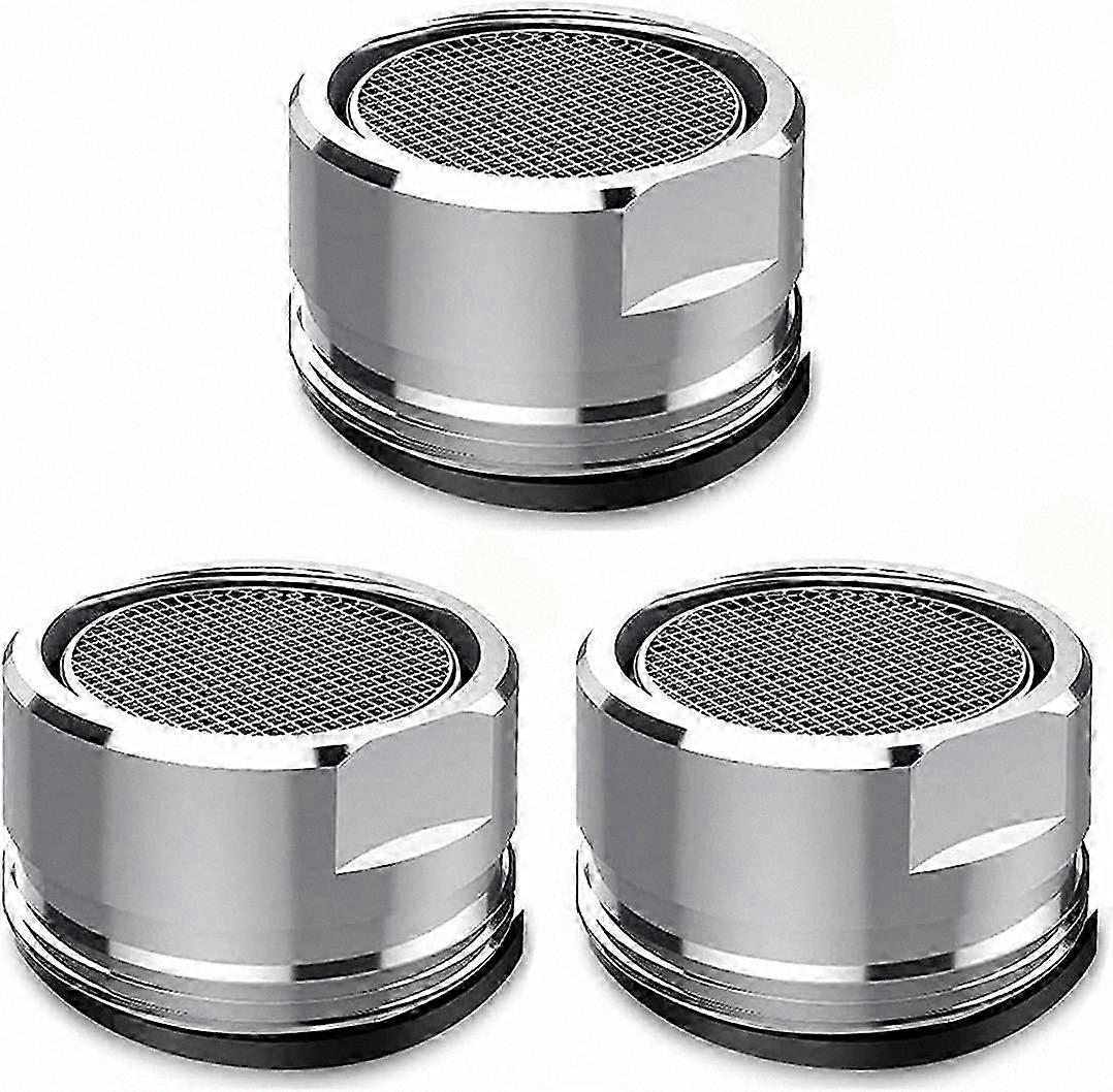 3-Pack Faucet Aerator Replacement, 24MM Thread Size, Kitchen and Bathroom Tap Diffuser Insert for External Faucet Nozzle