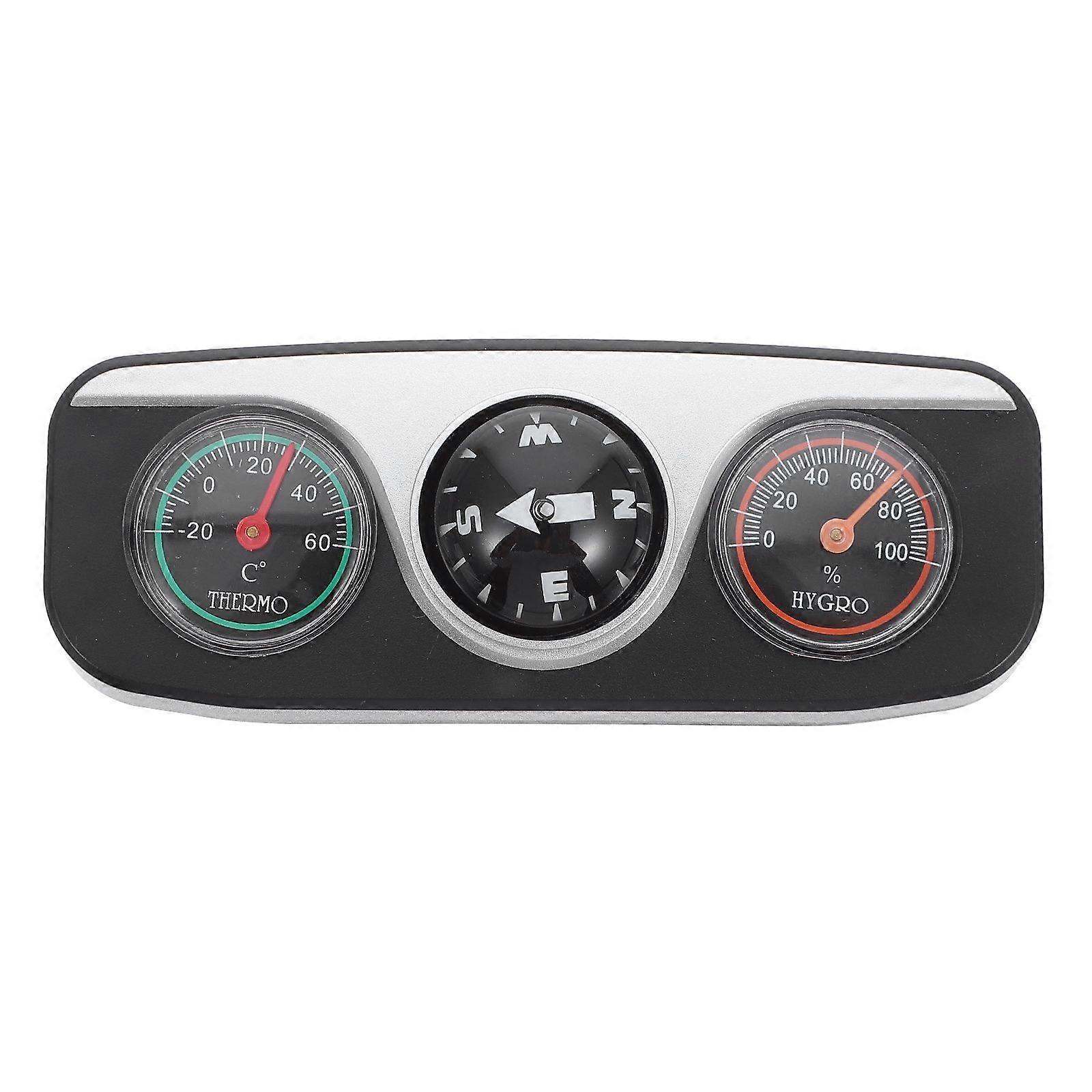 Car Auto Compass Dash Mount Navigation Direction Compass with Thermometer