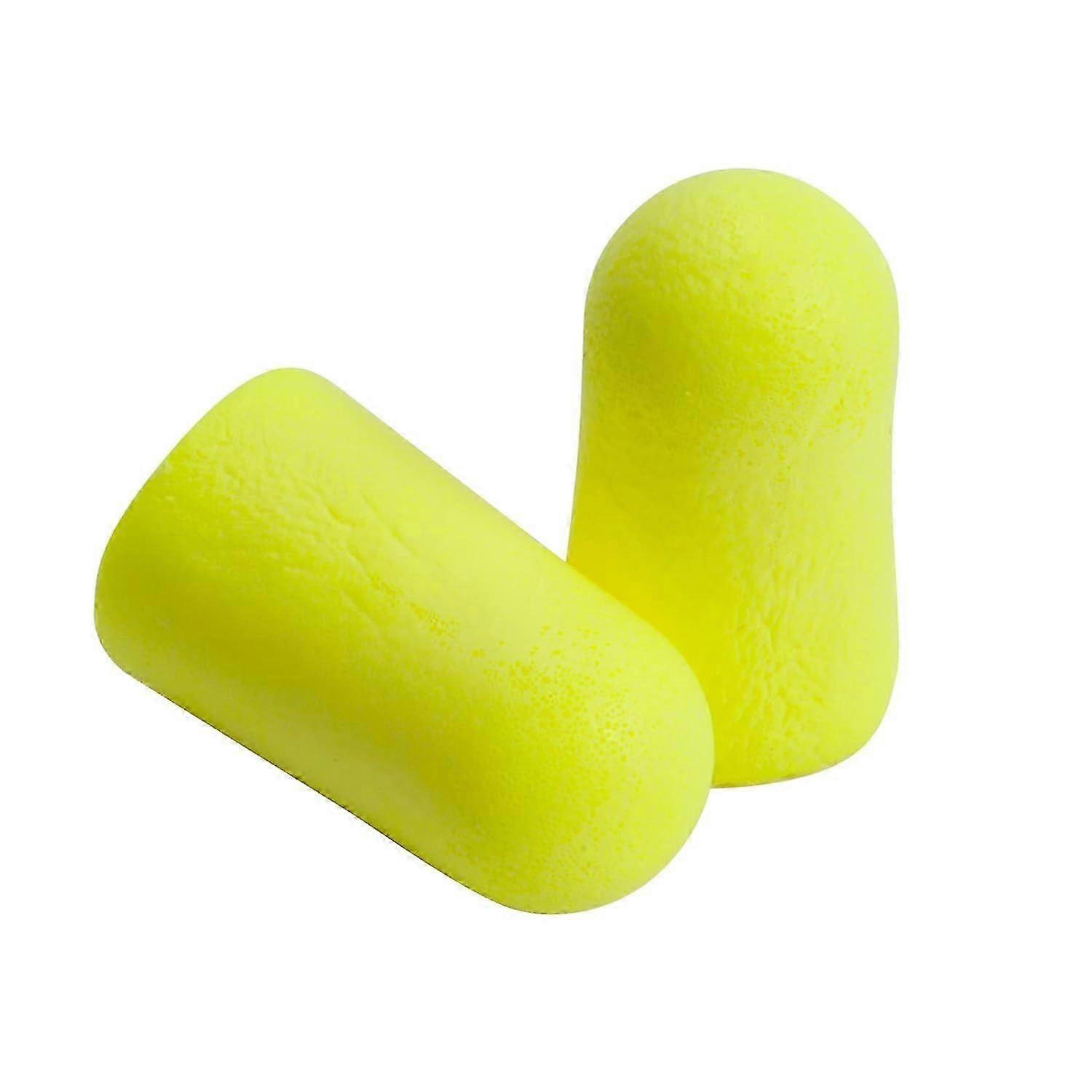 Disposable Foam Earplugs (60 Pairs) - Ideal for Work, Study & Construction