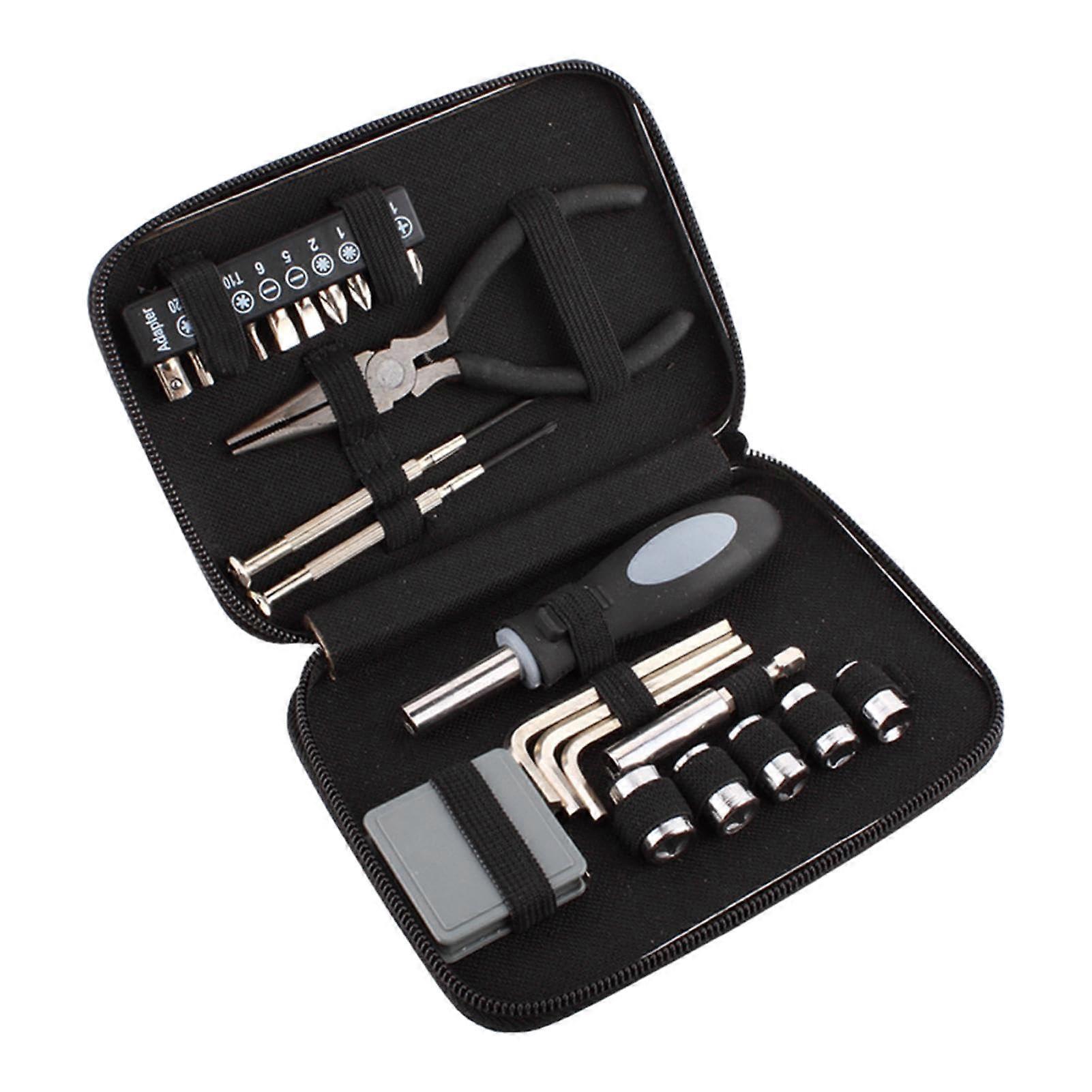 Household  tool set, portable extension rod,  tools with storage case, combo pack, J