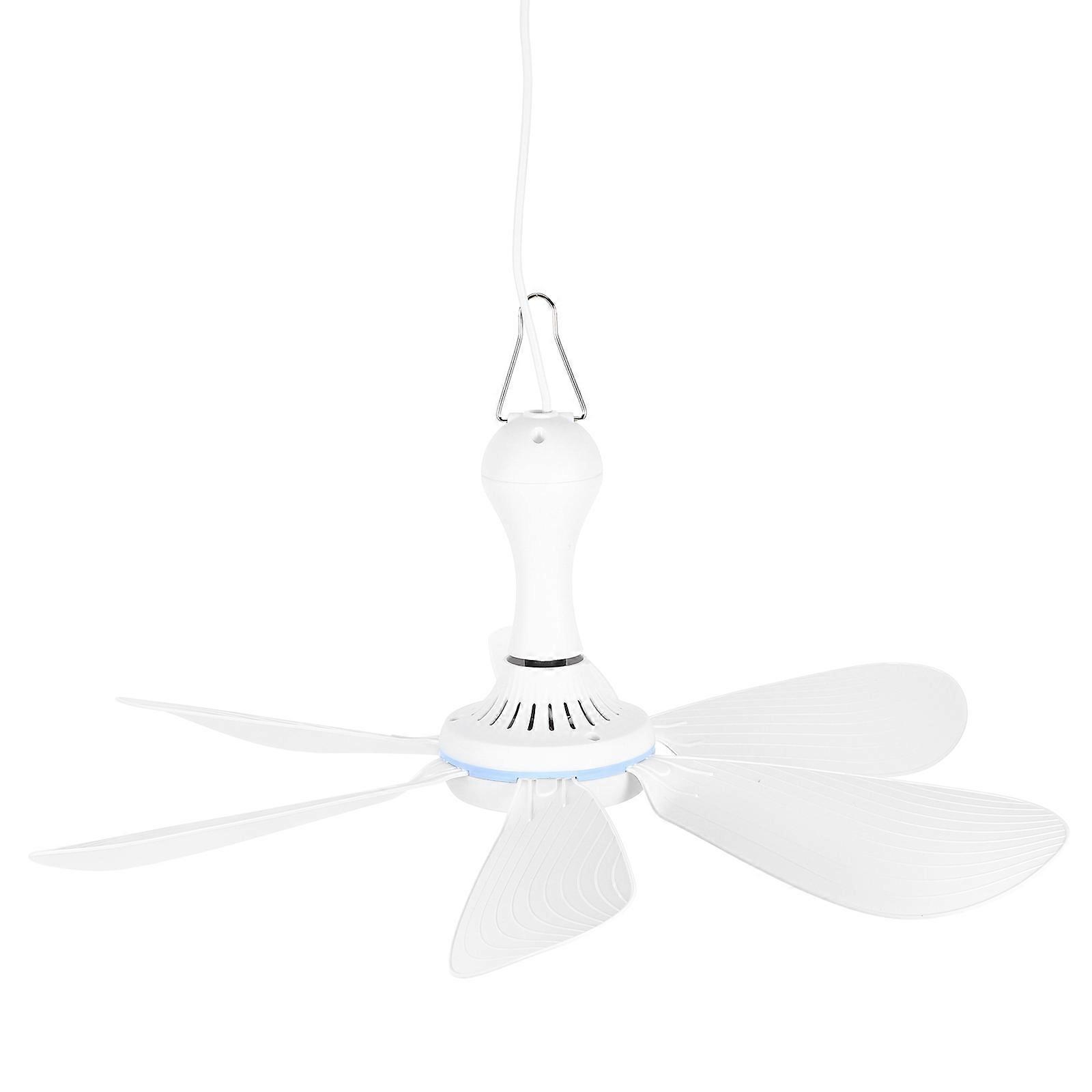 Ceiling Fan For Tent Portable Usb Powered Summer Use 1Set