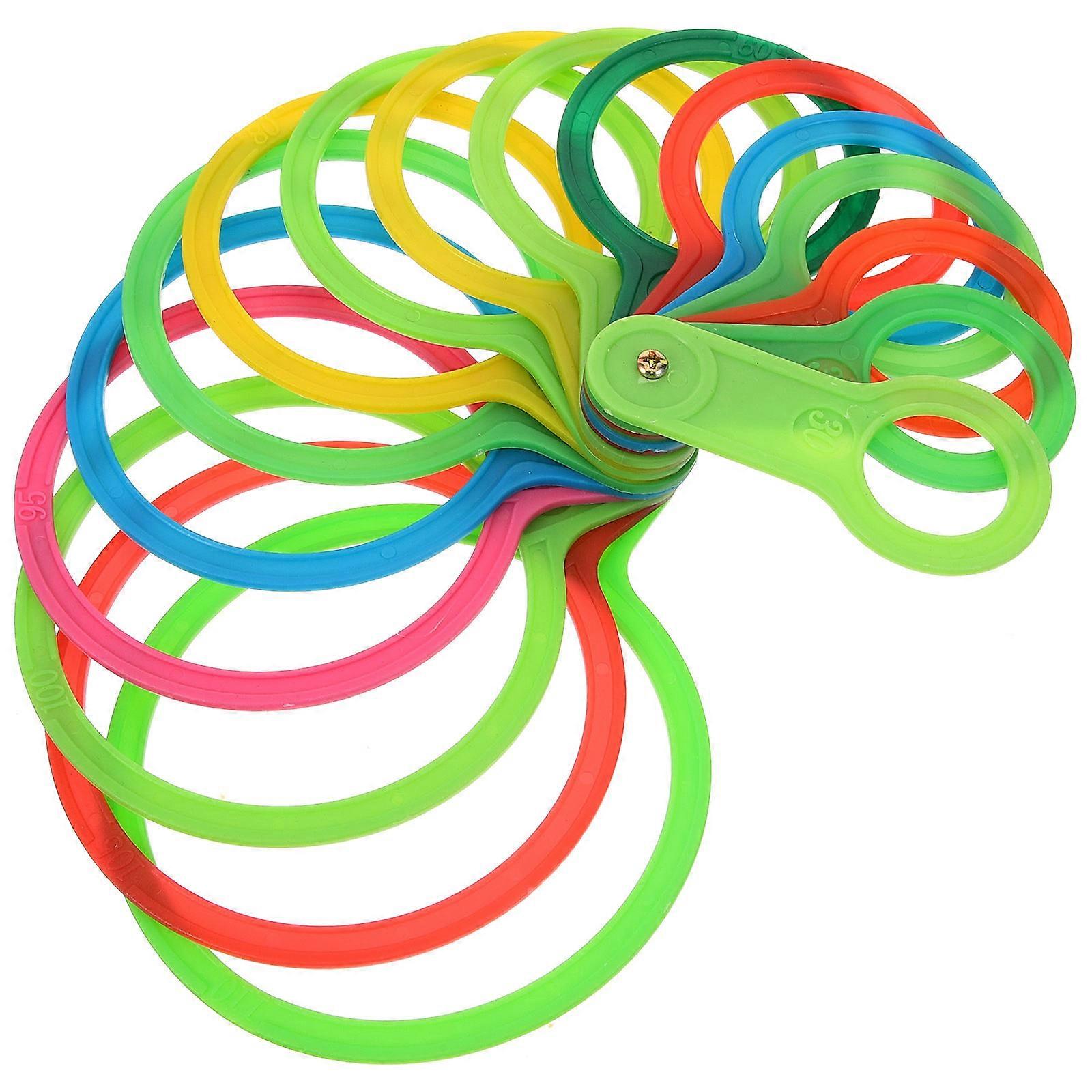 Fruits Measuring Tool For Oranges Citrus Measuring Lap Diameter In Assorted Color Designed For Farm And Fruit Set