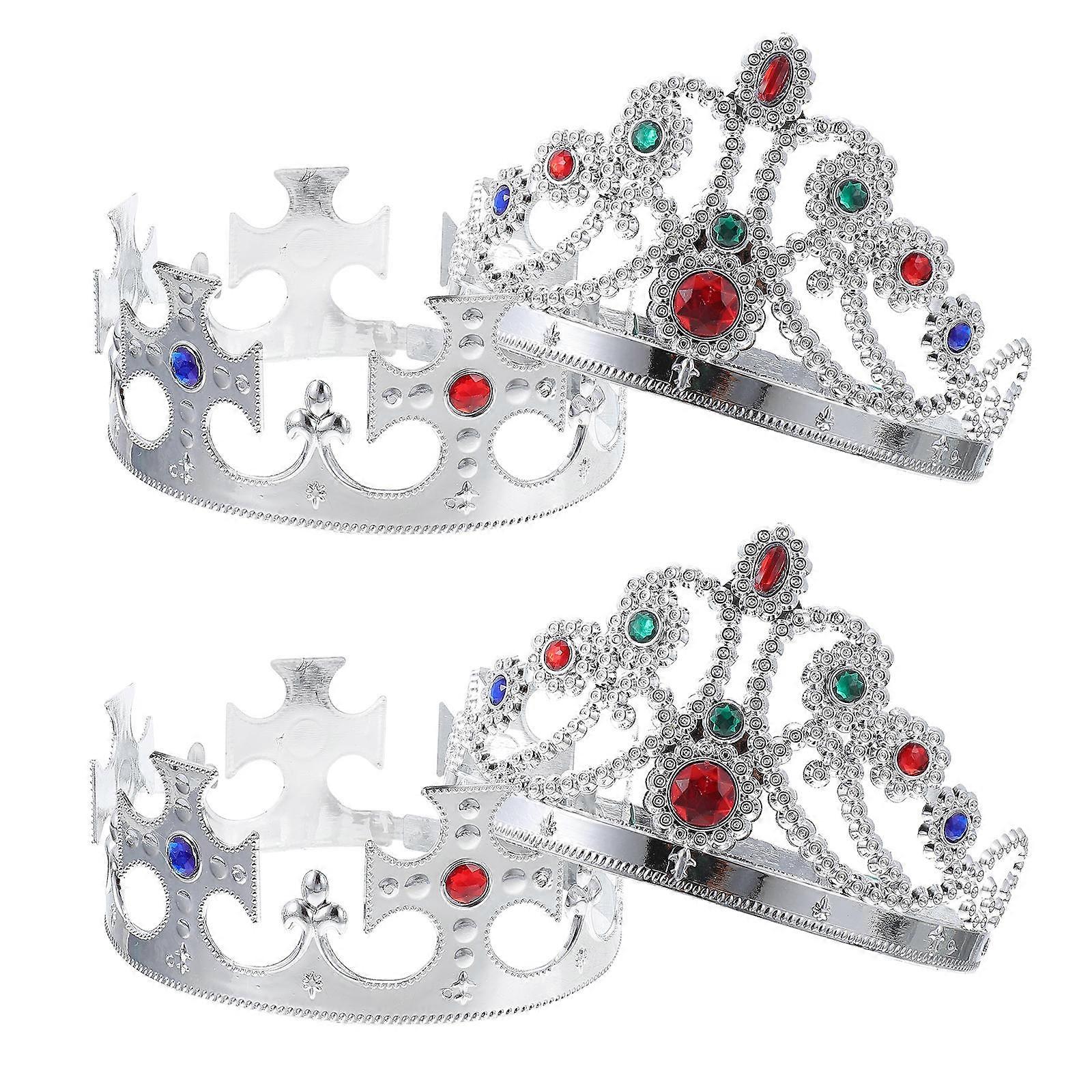 Elegant Style Headdress for Girls with Comfortable ABS Acrylic Material Silver Color One Size Fits Most