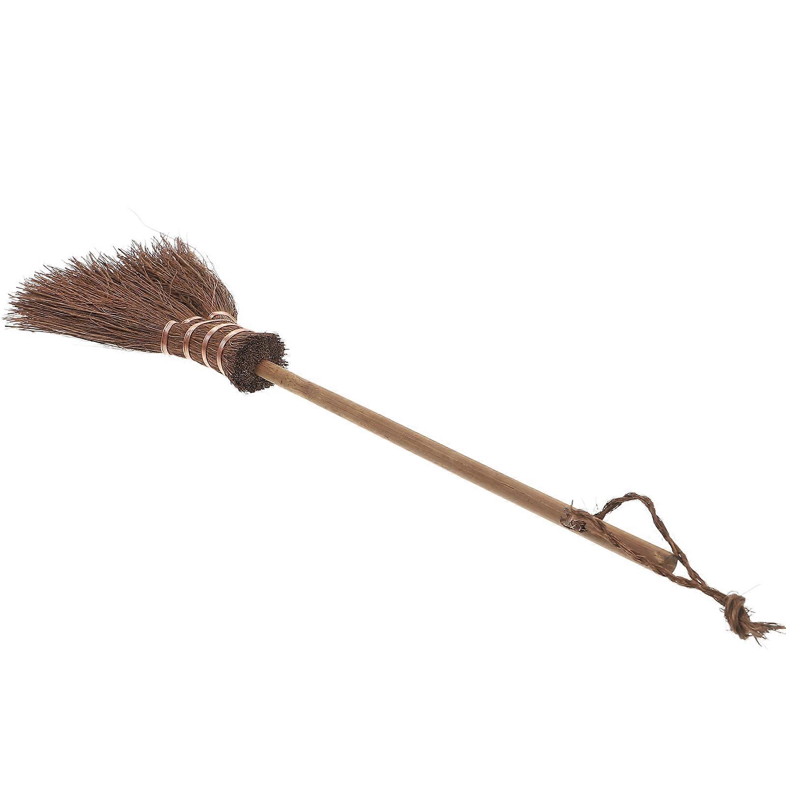 Wood Coffee Cleaning Brush for Tea Trays and Kitchenware with Large Head Handcrafted Design