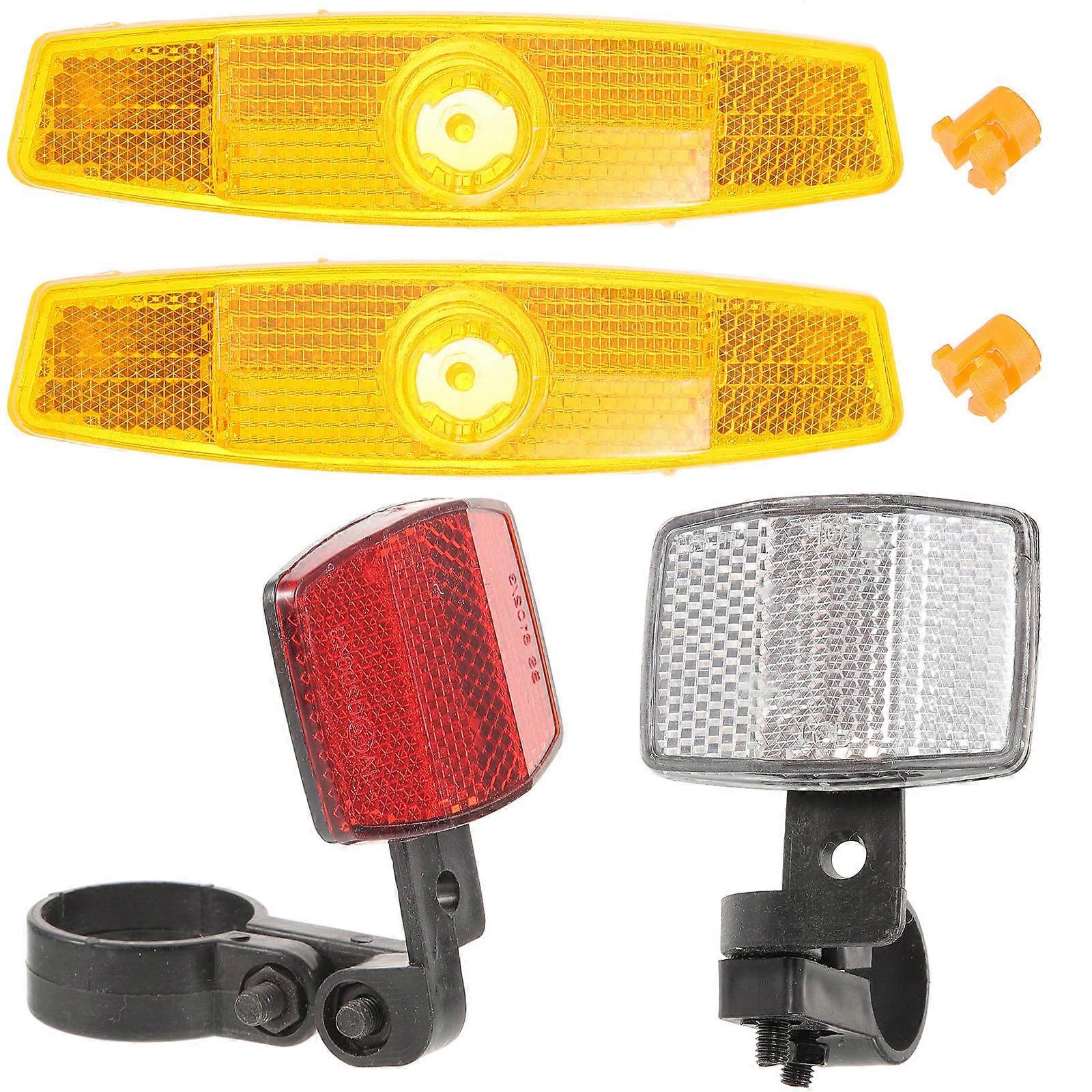 Bike Reflectors Kit with Workmanship and Long Lifespan for Road Bike Mountain Bike