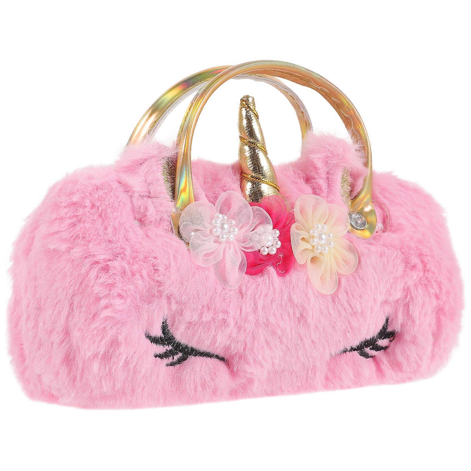 Travel Glasses Case Unicorn Eyeglasses Case For Girls Protective Storage Pink 17.5x12.5cm 1Pack