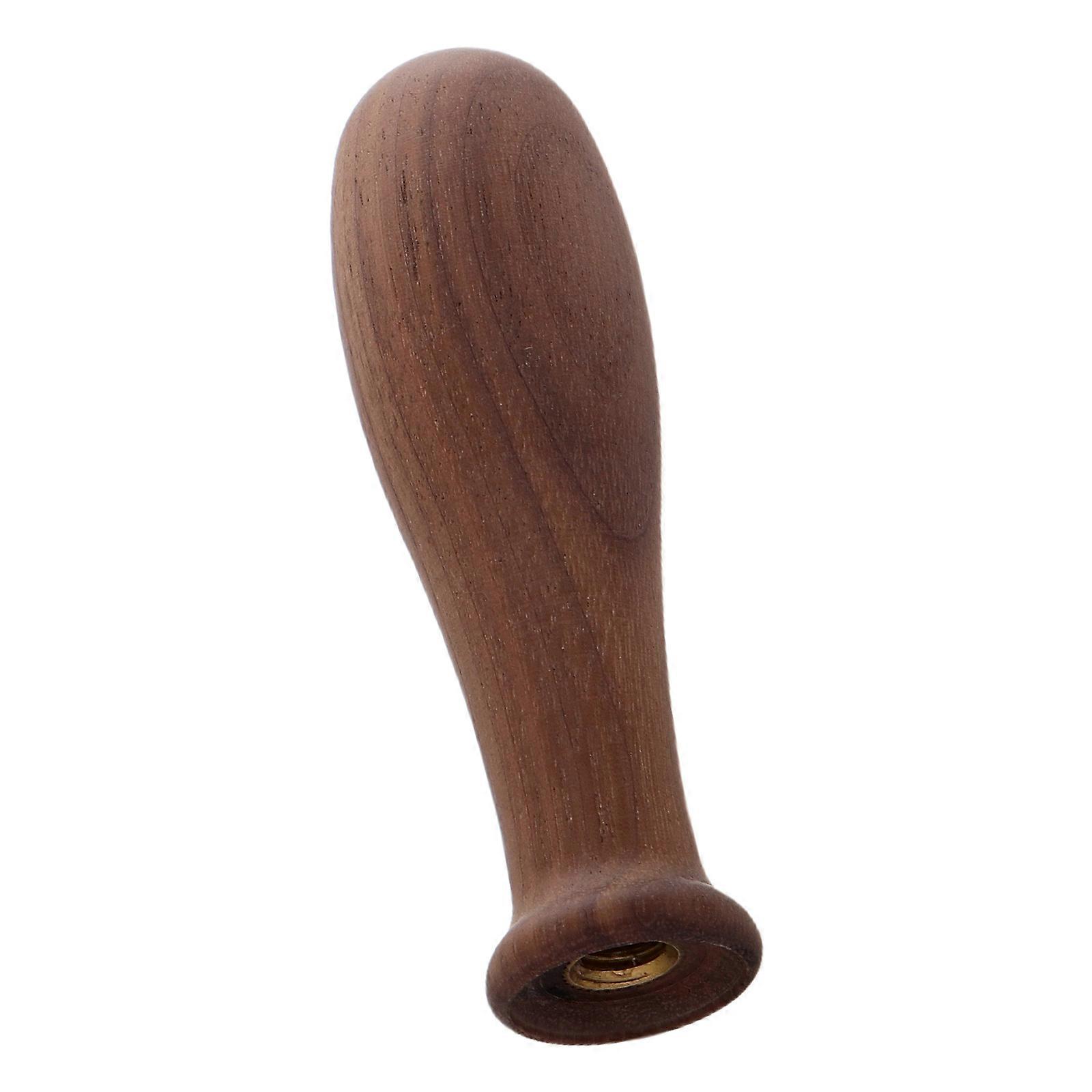 Wooden Beer Tap Handle for Home Use Coffee Color Solid Wood Rustic Design Fits Most Faucets