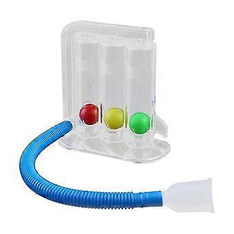3-balls dyppusteøvelse Kapasitetstreningsenhet Incentivspirometer Spirometri Pusteøvelser og målinger - Bra