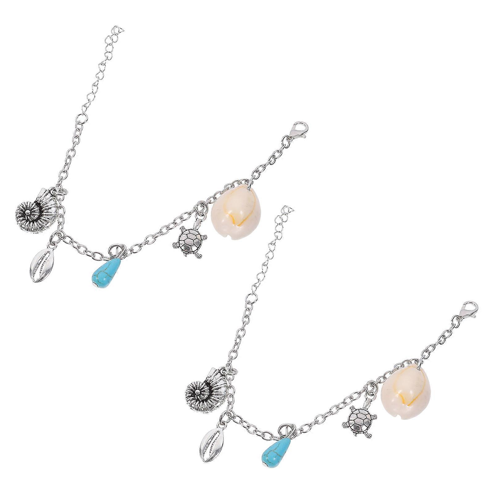 Fashion Shell Bracelet Set Vibrant Beach Jewelry for Women, Comfortable for Summer Festivals, Teens & Special Occasions