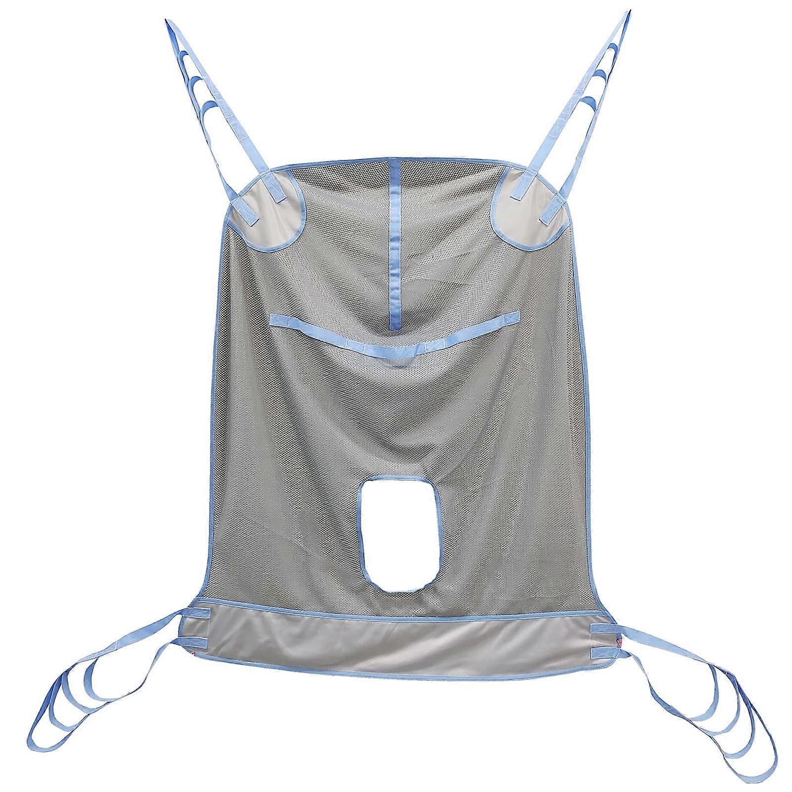 Fourpoint mesh sling for patient transfers for seniors and caregivers