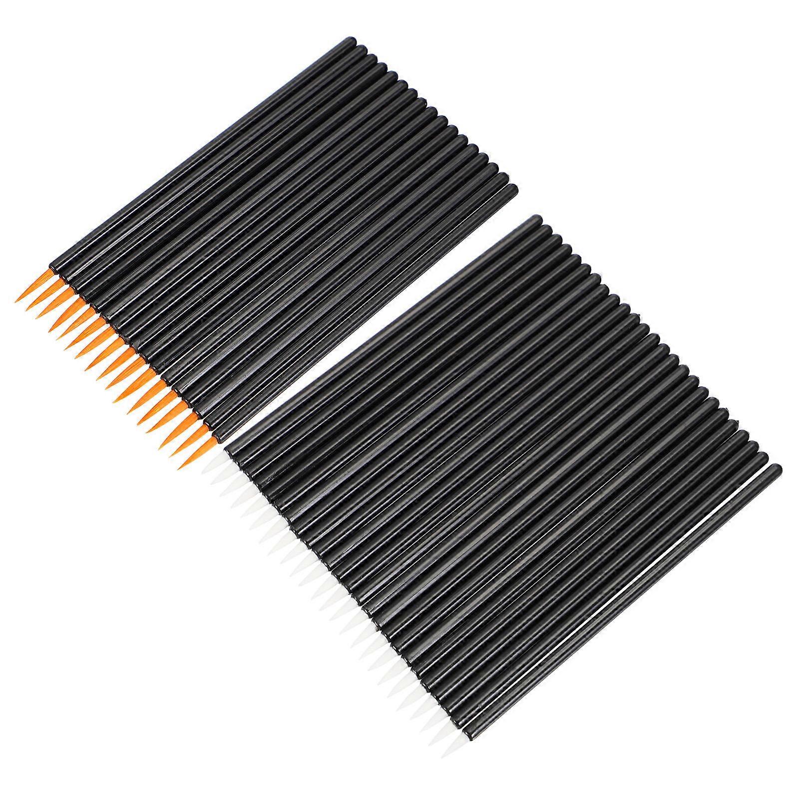 100Pcs Disposable Eyeliner Applicator Wands For Makeup Artists And Color With Uniform Liquid Application