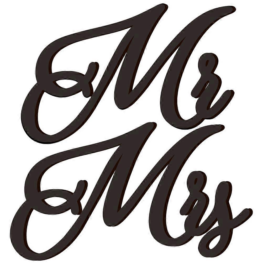 Rustic Wedding Signs For Bridal Showers And Anniversaries With Simple Shape 1 Set