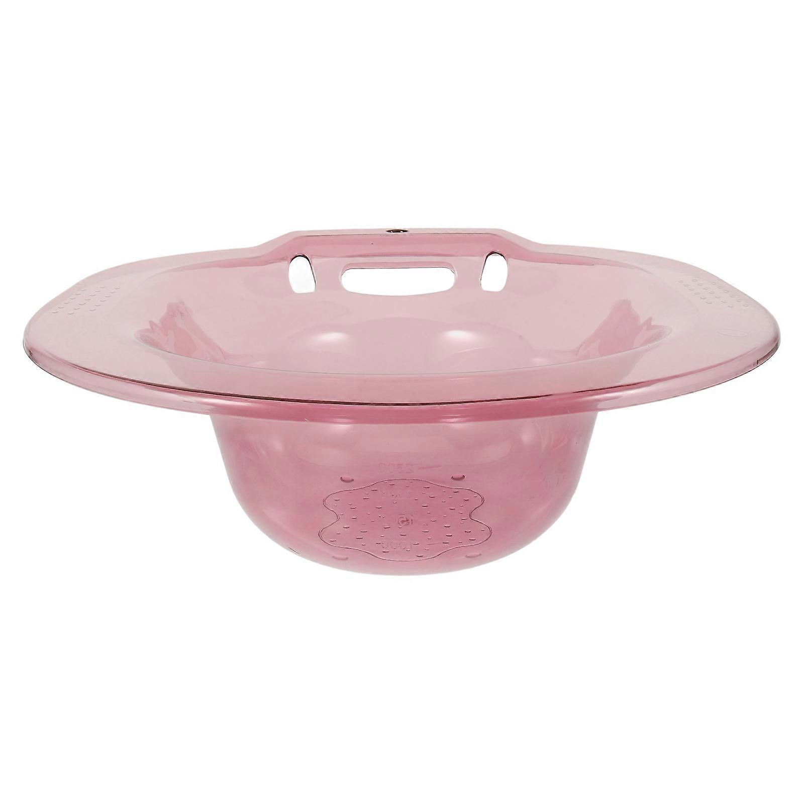 Pink Nursing Basin for Daily Use Made of Strong PET Material 1 Piece