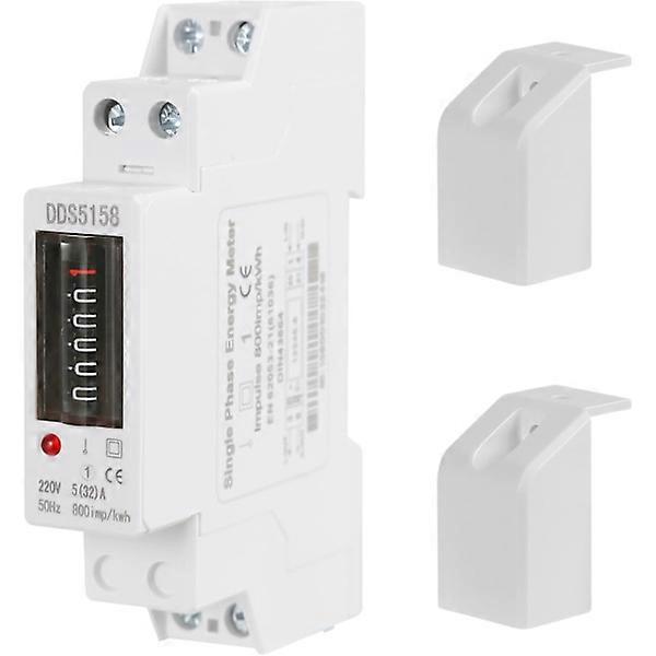 Energy meter consumption 1P 5 (32) A Single Phase DIN Rail Energy Meter kWh Energy Meter 220V