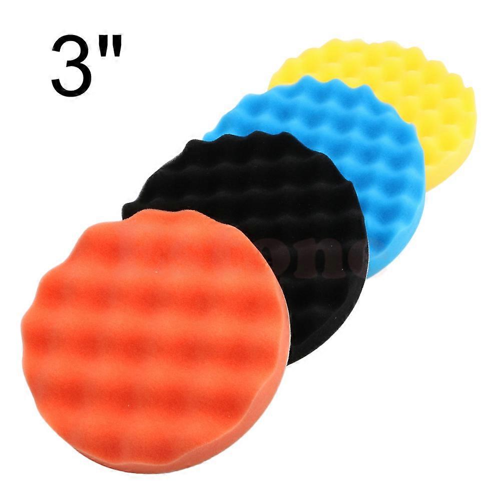 4pcs 5 Inch (125mm) Polishing Sponge Washing Pad Kit for Car Polishing Buffer New