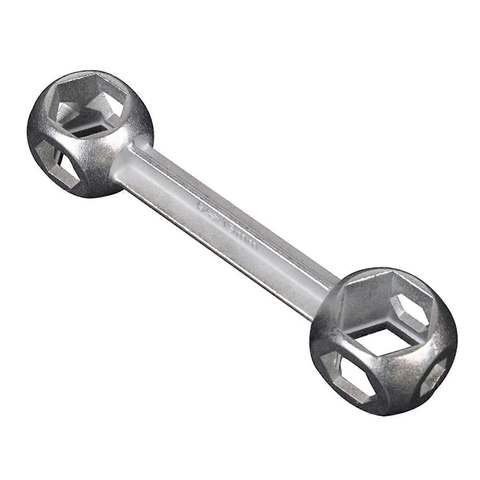 10in1 Wrench Portable Bike  Tool Dog Bone Shaped Key Hex Holes Bicycle Wrench Ref: 4551