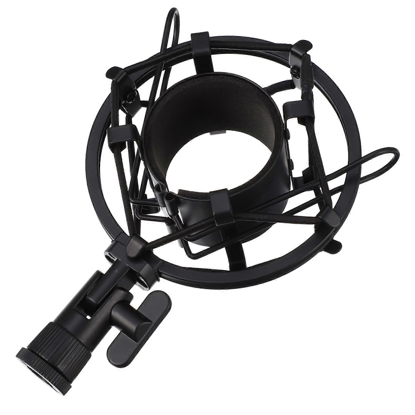 Microphone Anti-Vibration Mount With Inner Padding Compatible With Professional Stands For Recording And Podcasting