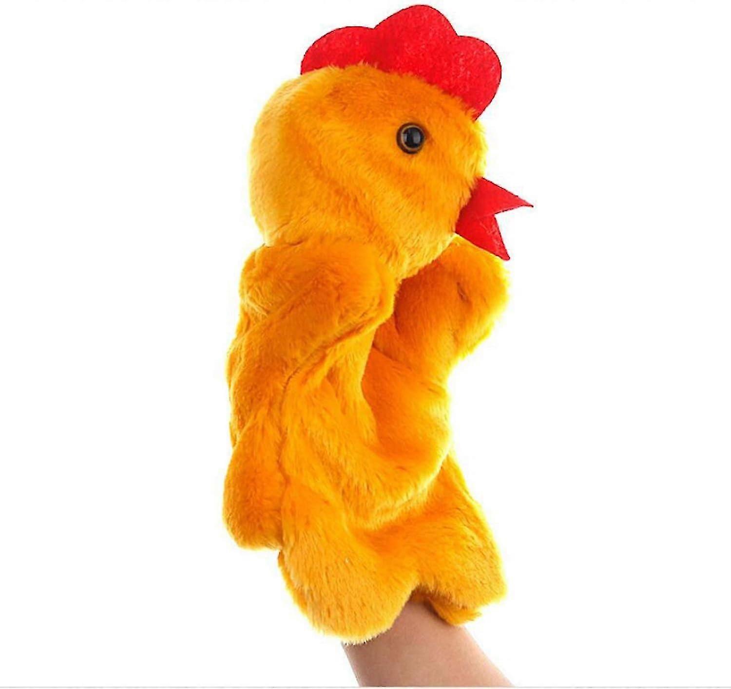 想像力豊かなふり遊びストッキングのための鶏の手人形チキンぬいぐるみ動物
