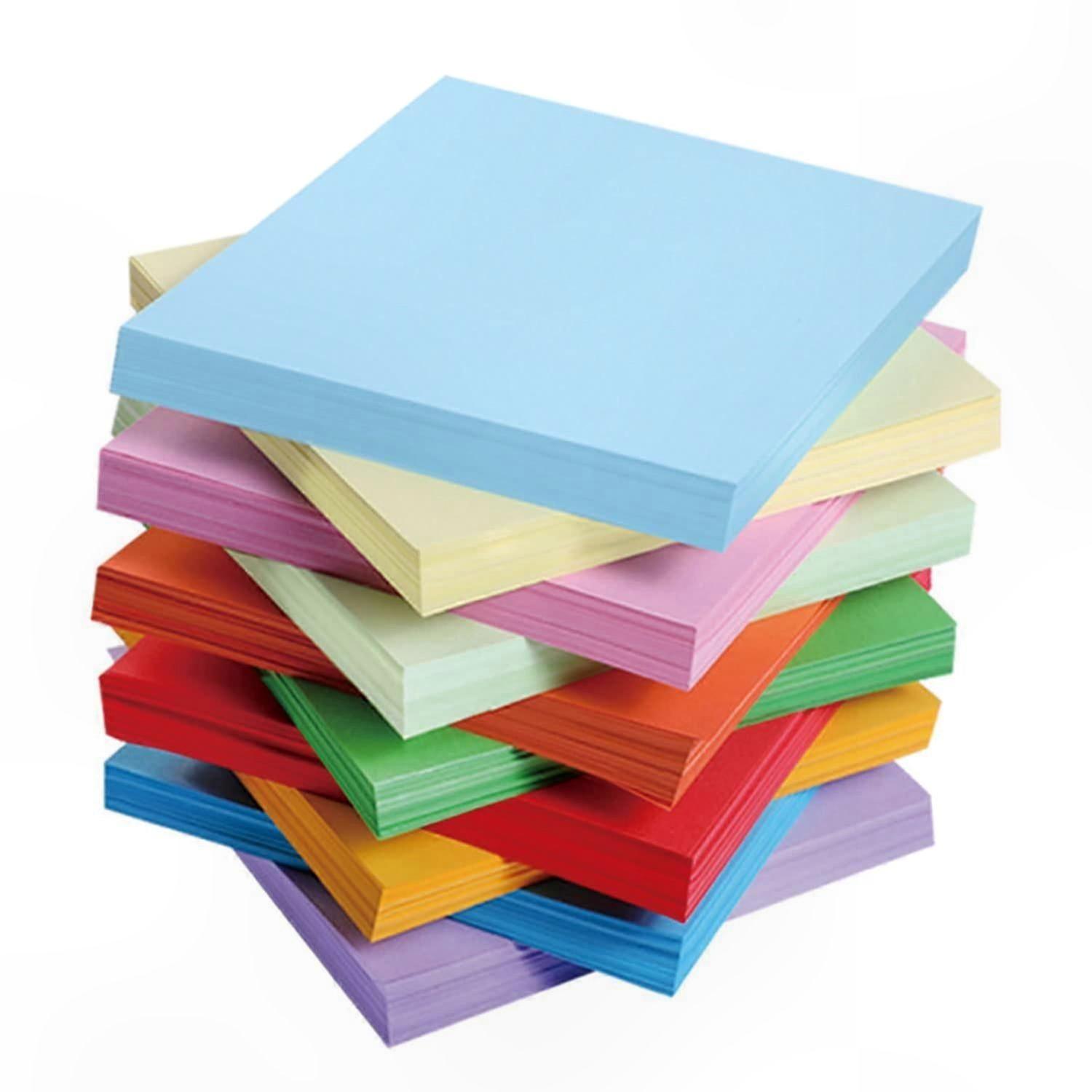 100-Pack 15x15 Inch Assorted Color Handmade Sheets for Crafting Projects