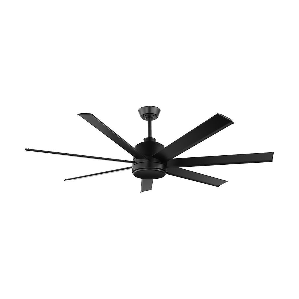 Azar Ceiling Fan Black Matt 5 Speed, Timer, Reversible, Remote Included