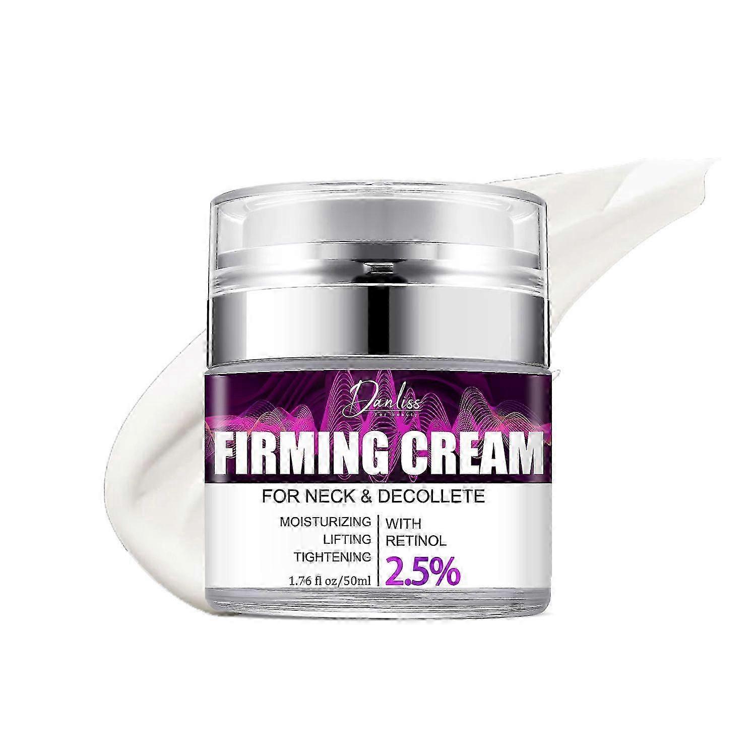 كريم شد الرقبة: مرطب مضاد للشيخوخة مع الريتينول والكولاجين وحمض الهيالورونيك للرجال والنساء ، كريم الرقبة للتجاعيد والخطوط الدقيقة والرفع ، والرفع