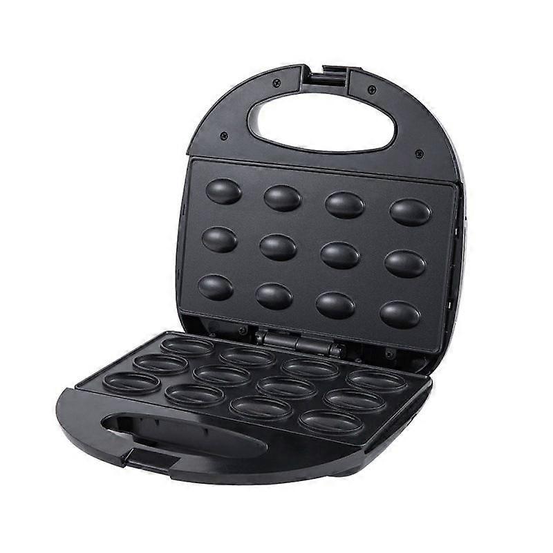12 Electric Walnut Waffle Maker, Multi-functional Homemade Fruit Drying Machine, Pine Nut Maker, Small Walnut Machine, Peanut, Hazelnut (black)