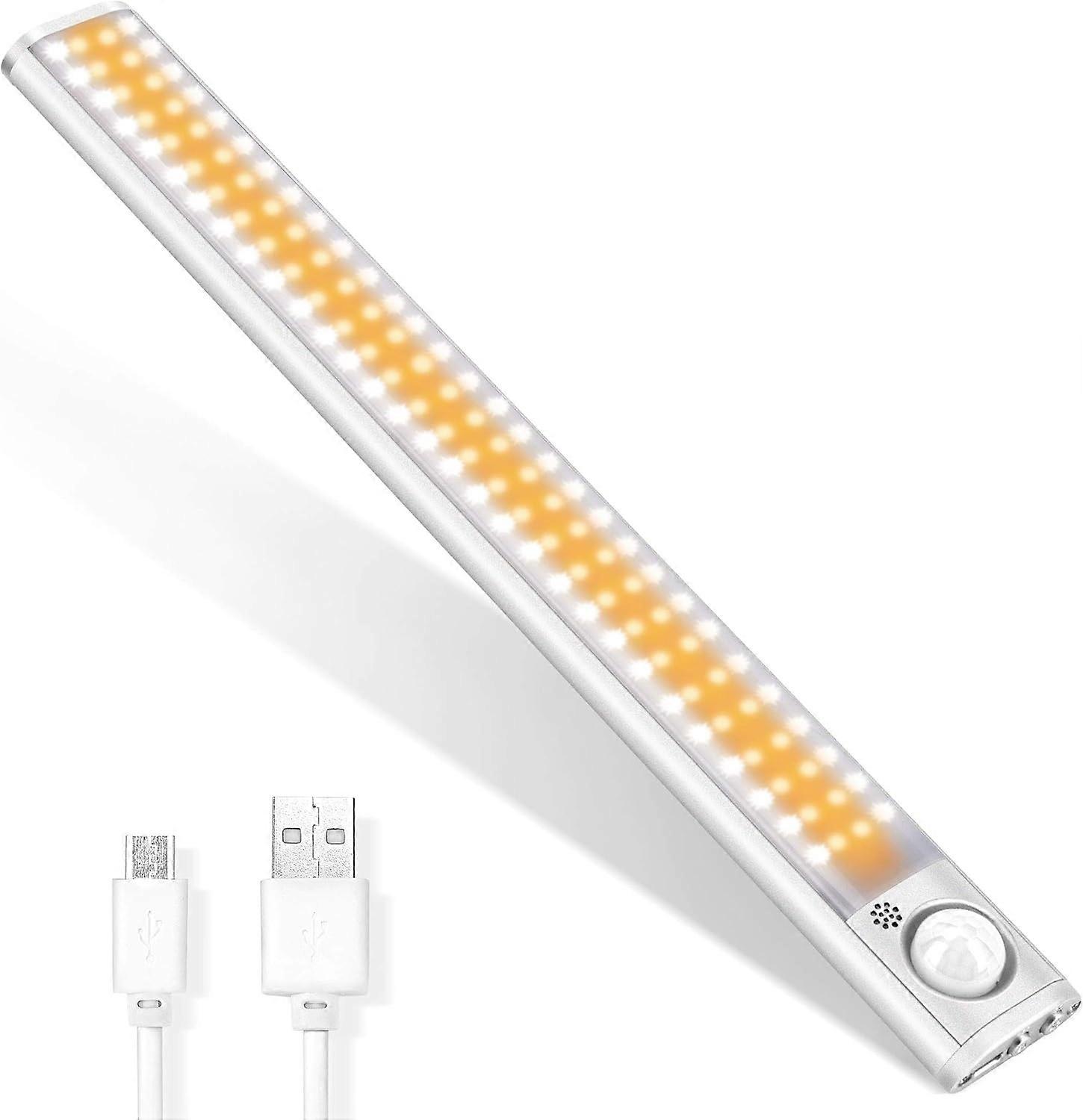 Closet Lighting, 120Led Dimmable Closet Lights With Motion Sensor Under Cabinet Light Usb Rechargeab