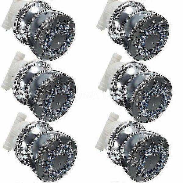 Shower Room Accessories Set: Massage Nozzle, Side Shower - 6pcs