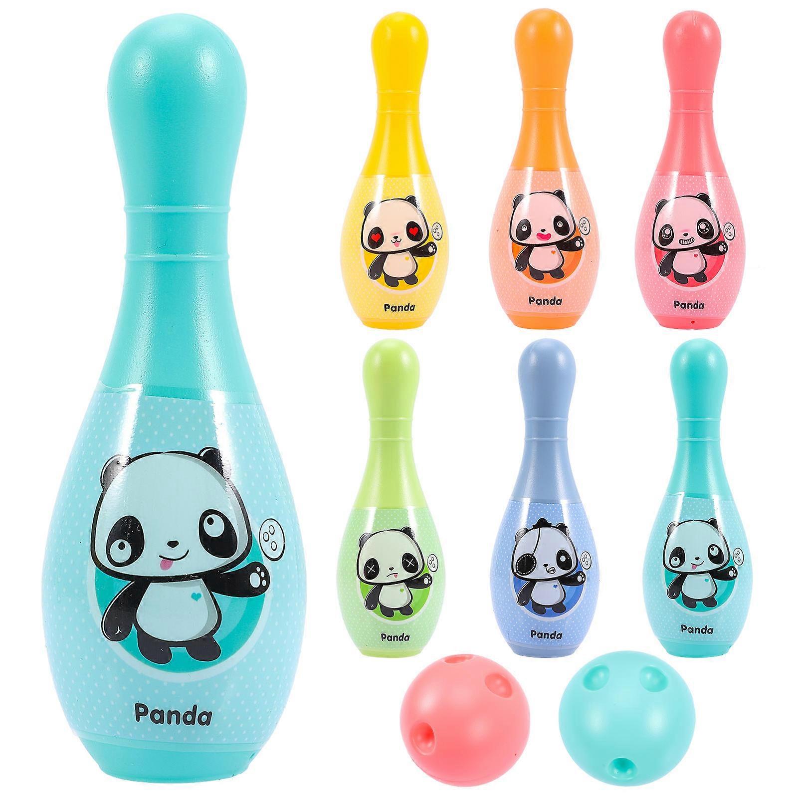 1 مجموعة أطفال لعبة البولينج لعبة رياضية للأطفال لعبة البولينج لعبة لعبة تفاعلية