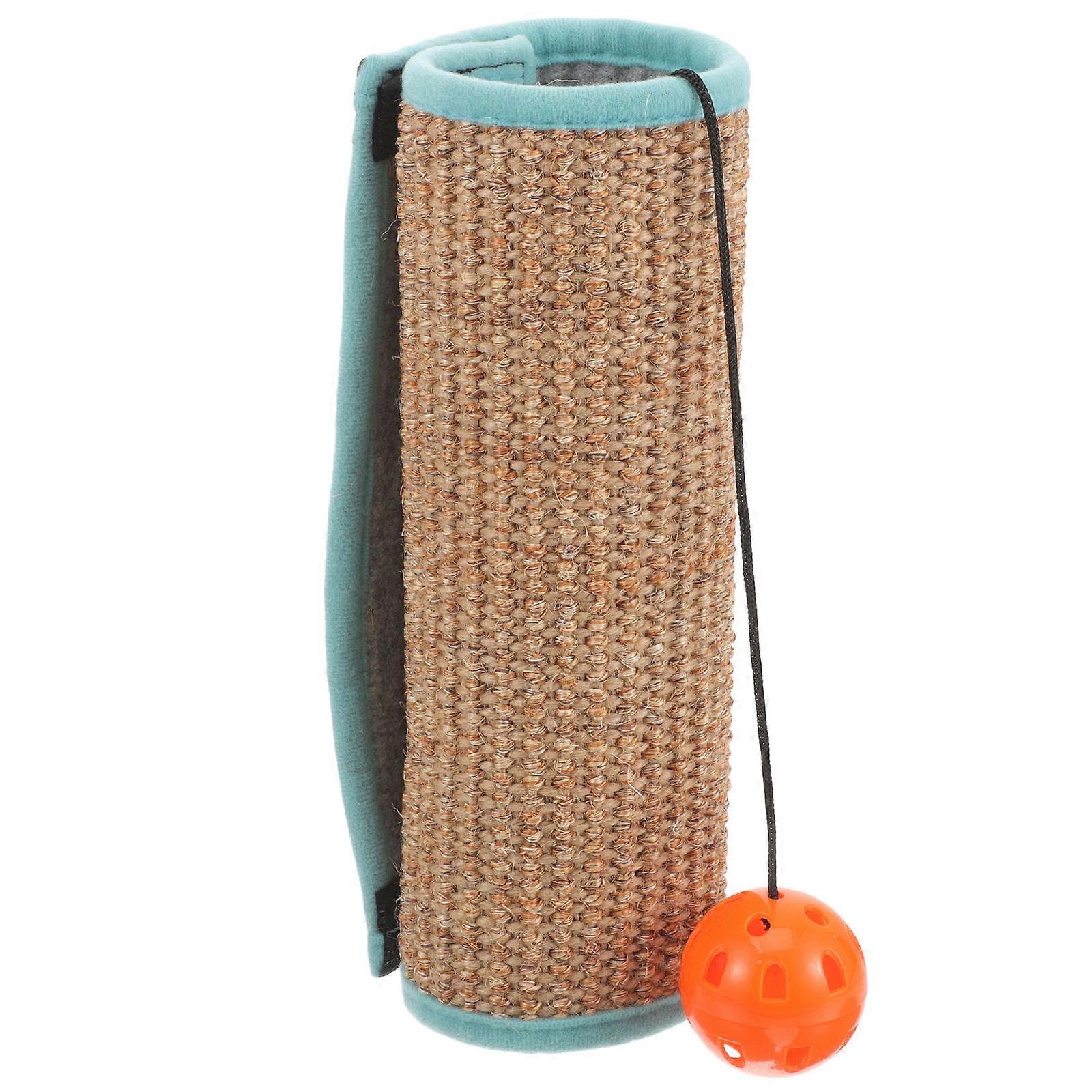 Cat Scratch Roller Sisal Drum Scratching Board with Bell Ball