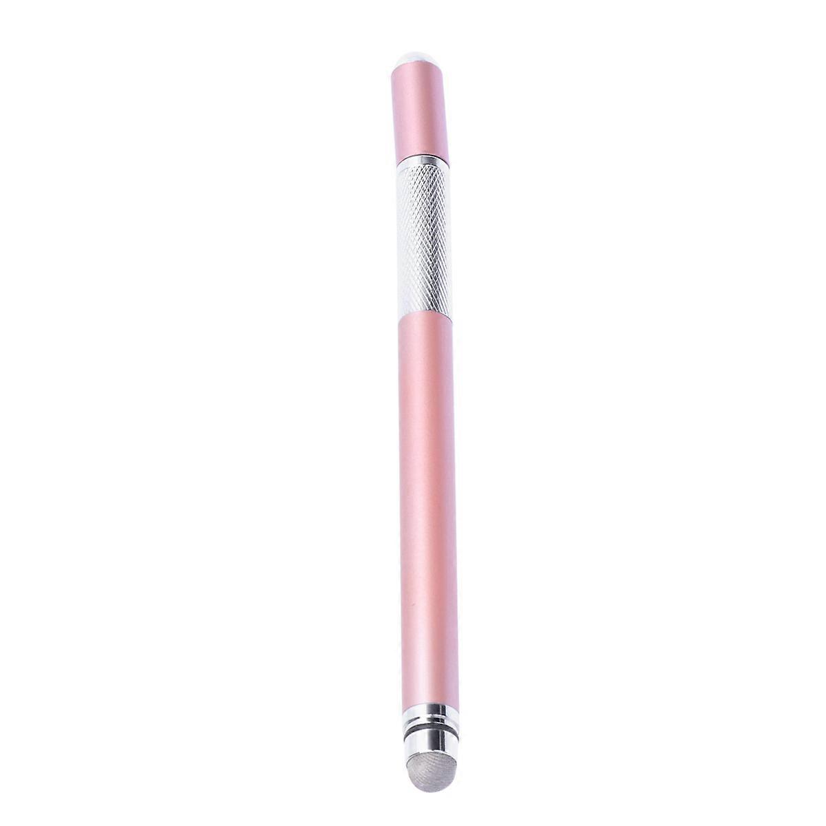 Capacitive Metal Stylus Pen with Disc for Precise Touchscreen Writing on Phones, Tablets, and Laptops – Lightweight and Durable, Rose Gold Finish