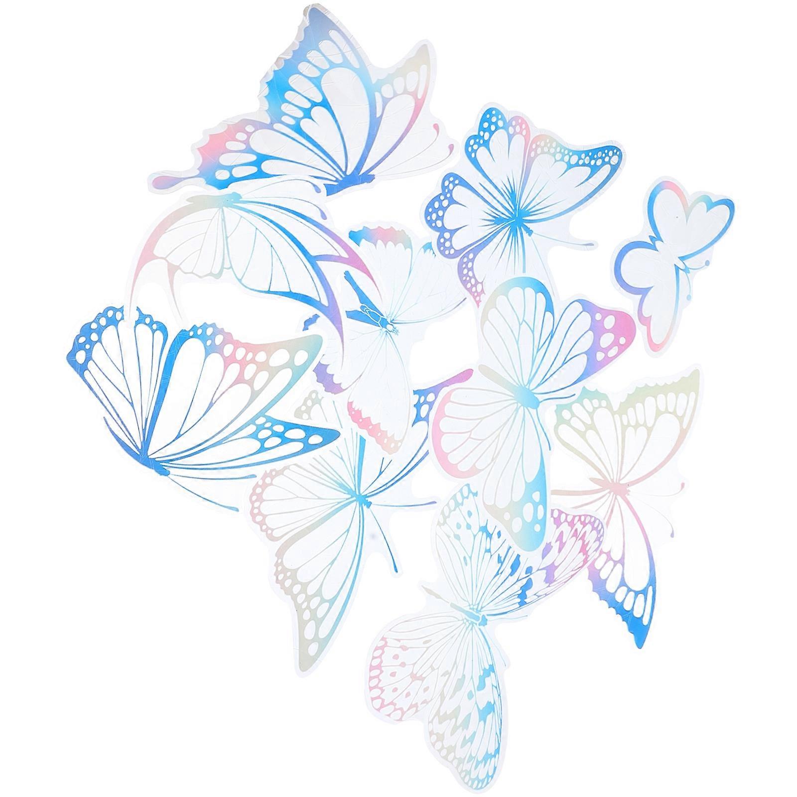 Window Clings Anti-Collision For Bird Safety Home Decoration Assorted Color PVC Effective 1 Set