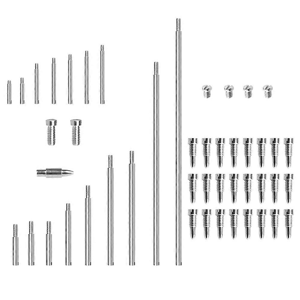 1 Set Alto Saxophone Accessory Kit with Threaded Shaft Rods Screws and Tapered Shaft Peg
