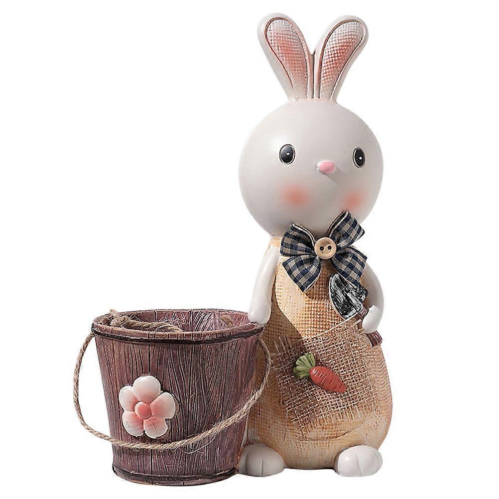 Niedliche Stifthalter Hasenform Desktop Organizer für Erwachsene 21x14cm Lagerung 1Pack