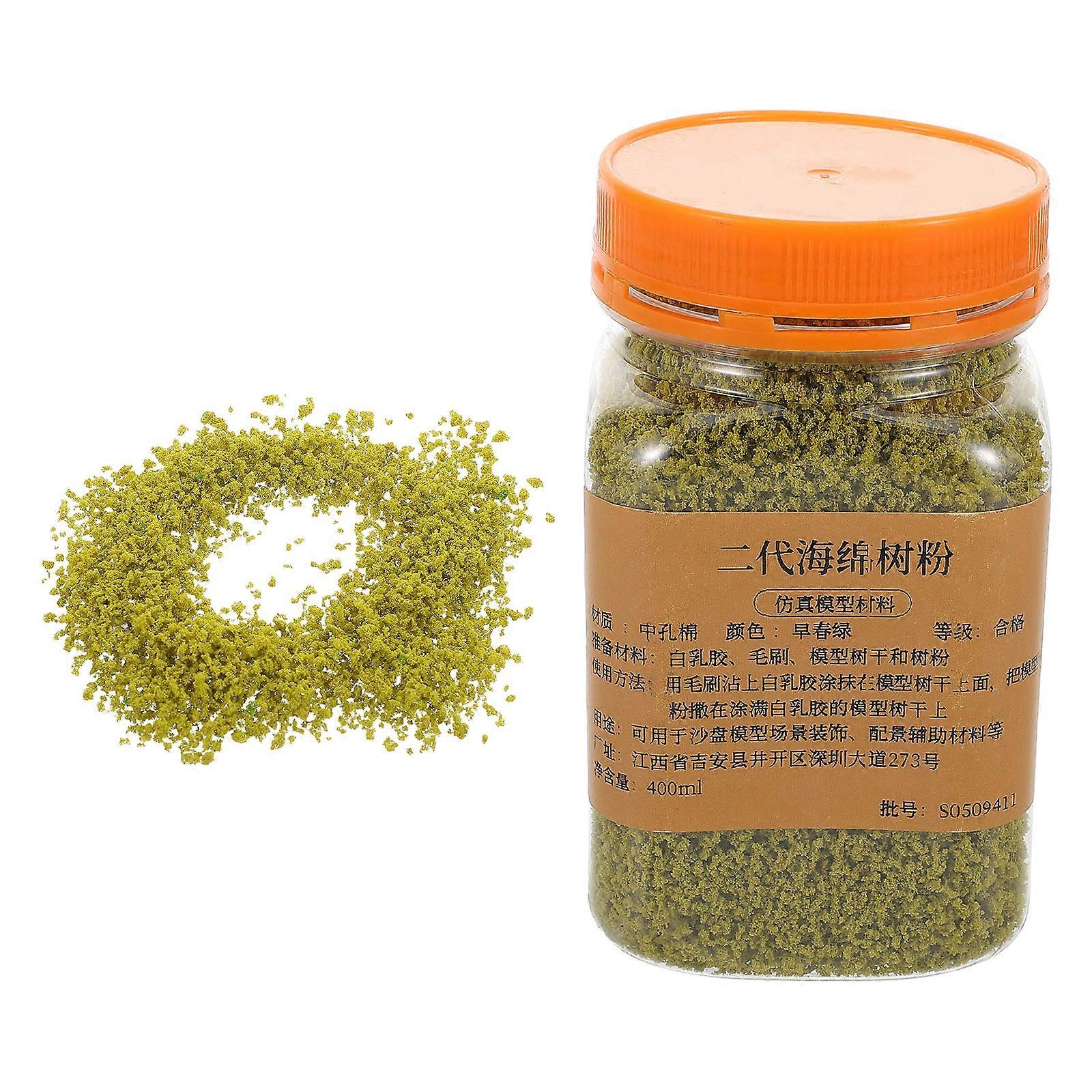 Diy Miniature Tree Powder For Creating Realistic Miniature Landscapes Scene Creation 11.50X6.50X6.50CM Olive Green 1Pack