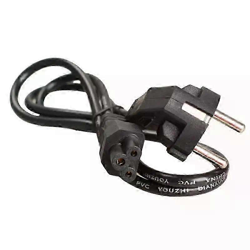 VDE Three Core European Standard Power Cord With Clover Connector For Computer And Laptop