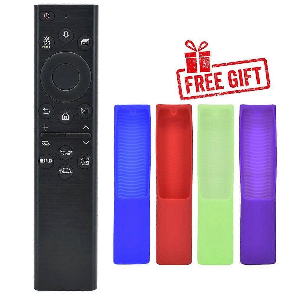New BN59-01385A For Samsung Voice Bluetooth TV Remote QN50Q80BAFXZX With Cover