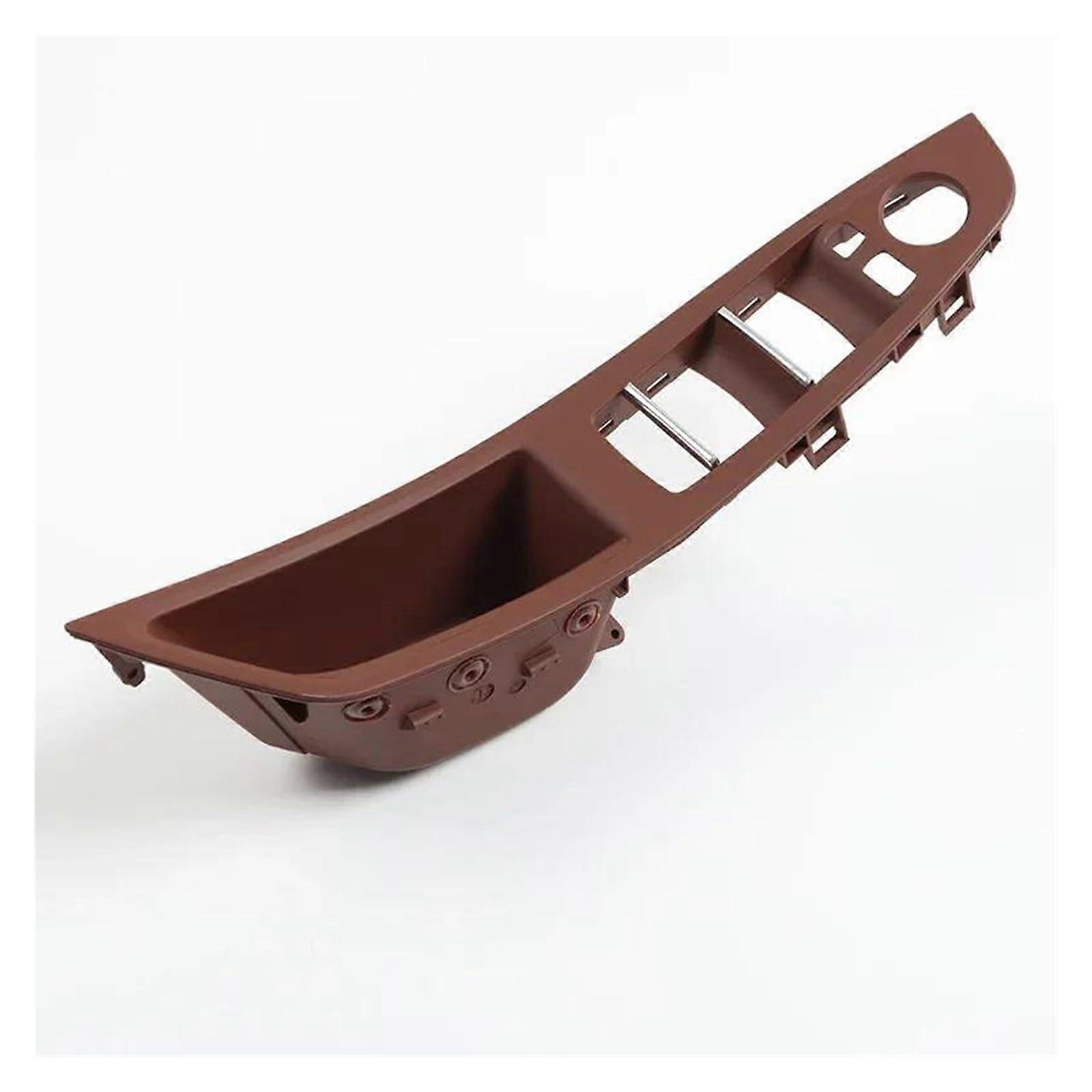 Door Handle Front Door Interior Handle Trim Cover For BMW 5 Series F10/F11/F18, Models 520/523, Left-Hand Drive, Brown