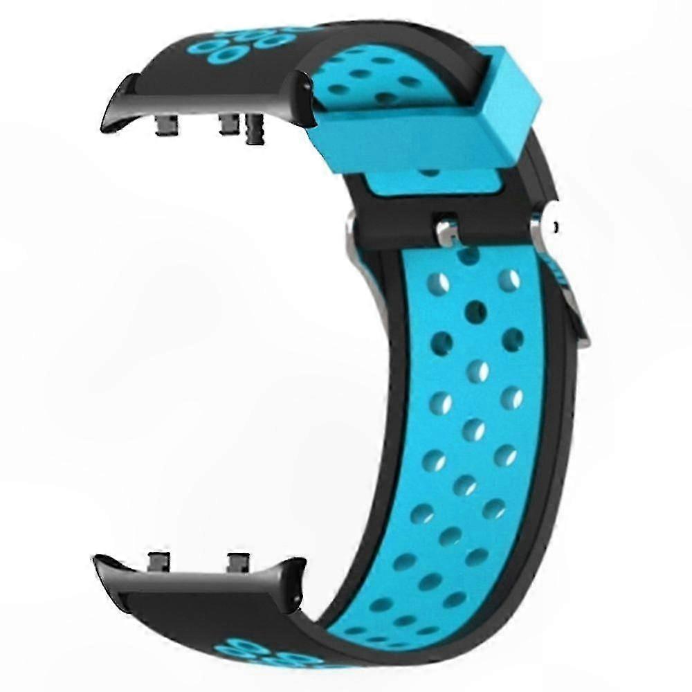 Adjustable Silicone Replacement Band for Smartwatch with Breathable Design