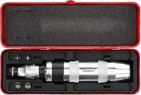 6-Piece Red 1/2" Impact Wrench Set with Drill Hammer