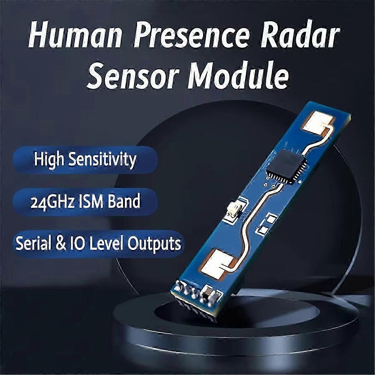 24GHz Human Presence Sensor Module FMCW LD2410B Heartbeat Detection Sensor Intelligent Millimeter W